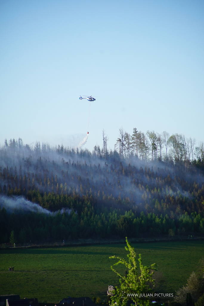 Waldbrand Hömerich
